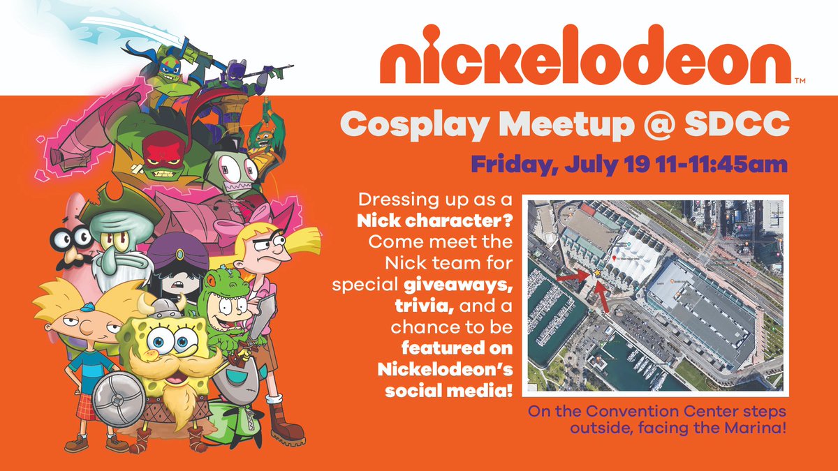 Nickelodeon Animation auf Twitter: „Who's heading to #SDCC2019 as a Nick character?! You won't want to miss this! 🙌 /8omI9k4lZA“ / Twitter Nickelodeon Animation auf Twitter: „Who's heading to #SDCC2019 as a Nick character?! You won't want to miss this! 🙌 /8omI9k4lZA“ / Twitter