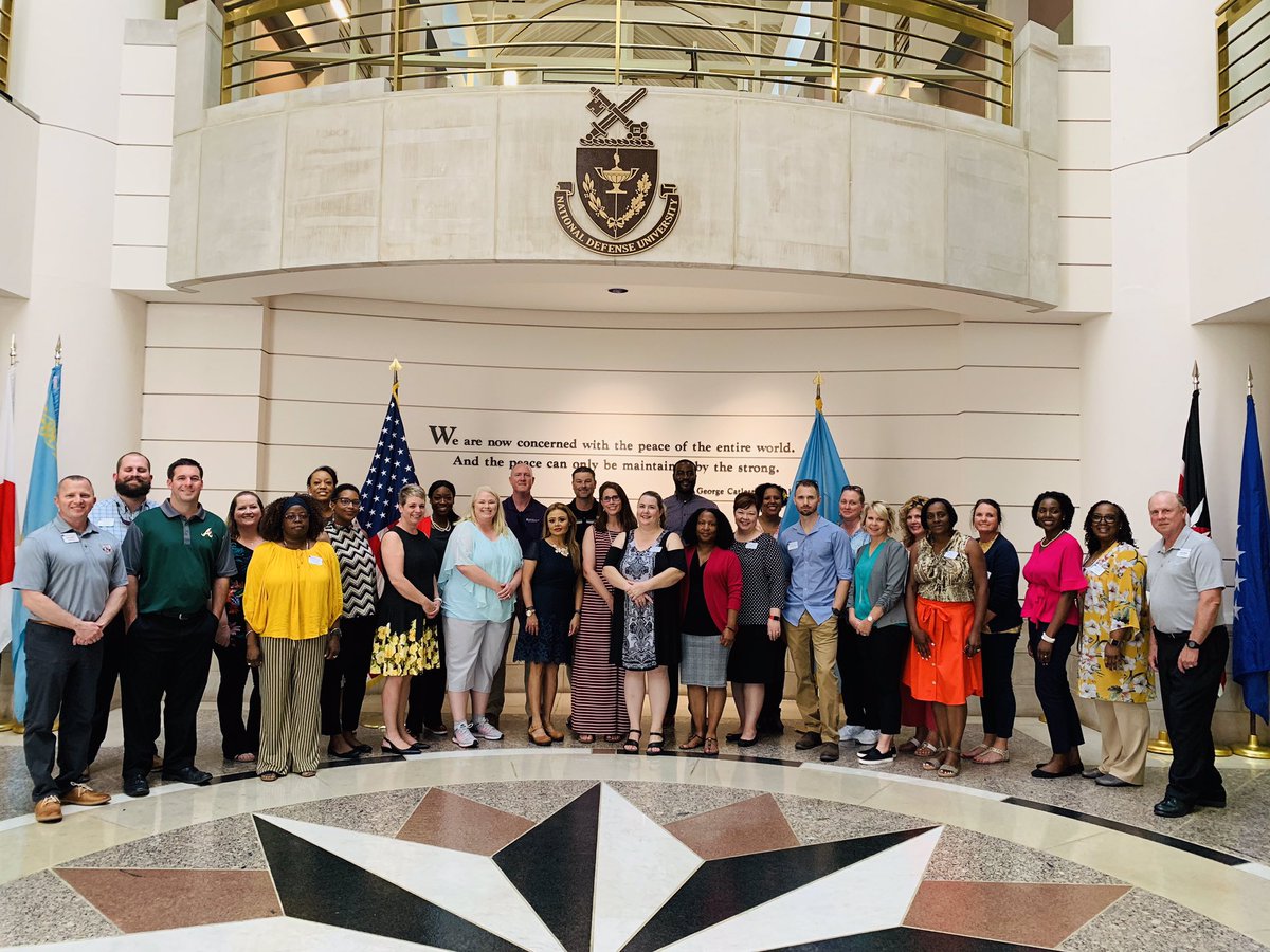 HammondsCraig's tweet photo. Great day spent with Provost Yaeger and Lt Col Westphal at the National Defense University. @UMHB_COE #UMHBCOE @UMHB https://t.co/1HTqg83CrI