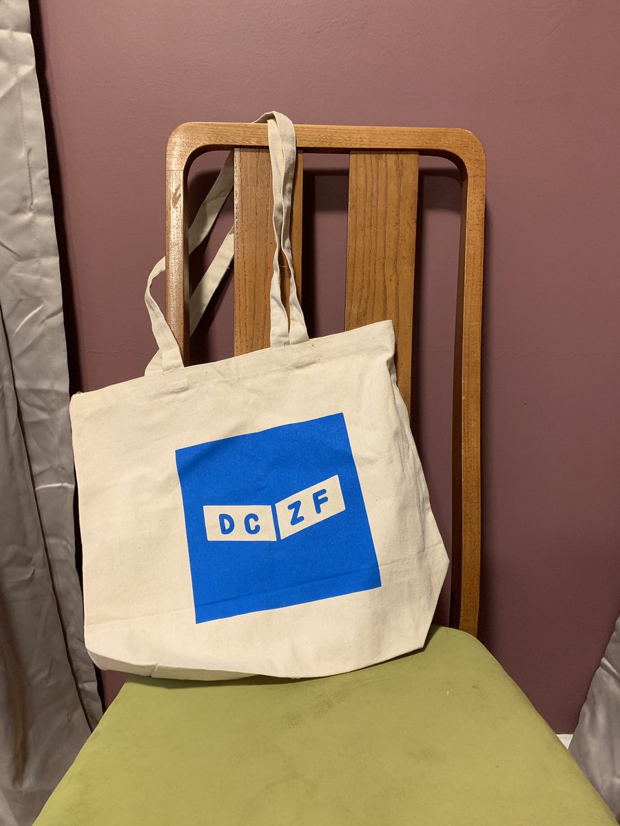 DCzinefest's tweet photo. For the first time ever, weโll have official #DCZF tote bags for sale at the fest this Saturday ๐ฅ theyโre sturdy, cute, and appropriate for standing beside trendy brick walls, urban gardens, etc. $8-12 sliding scale. You should totes grab one ๐ https://t.co/l5feZb1Mic