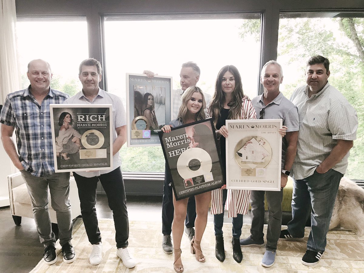 Maren Morris On Twitter Tequila Was Served Tonight Girl The Bones And Rich Are Gold And Hero Is An Effing Platinum Album Thank You Sony My Columbia Team And Thank You To