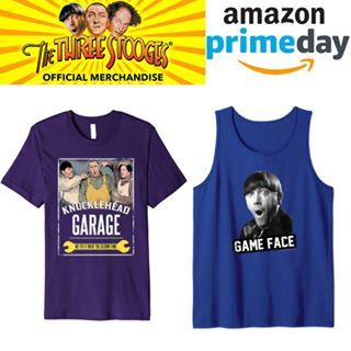 Exciting news for <a href="/thethreestooges/">The Three Stooges</a> fans: 
Listen up, knuckleheads: BRAND NEW #ThreeStooges #MERCH ON <a href="/amazon/">Amazon</a>! This #PrimeDay, get your #Stoogefix as easy as Moe slaps Curly 🤣Hurry before the sale ends! 
BUY NOW: buff.ly/2NWLwU1
#TheThreeStooges #3Stooges #merch #stooges