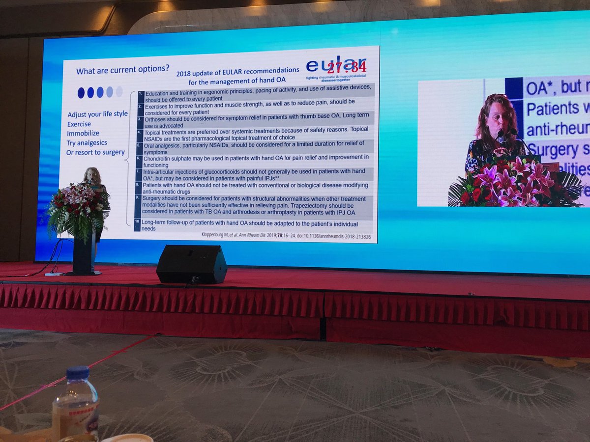 ProfDavidHunter's tweet image. There are multiple therapeutic options for someone disabled by hand #osteoarthritis