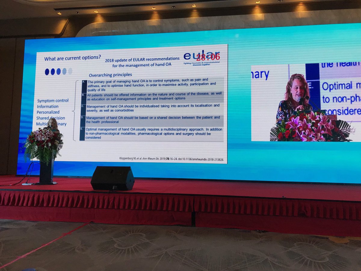 ProfDavidHunter's tweet image. There are multiple therapeutic options for someone disabled by hand #osteoarthritis