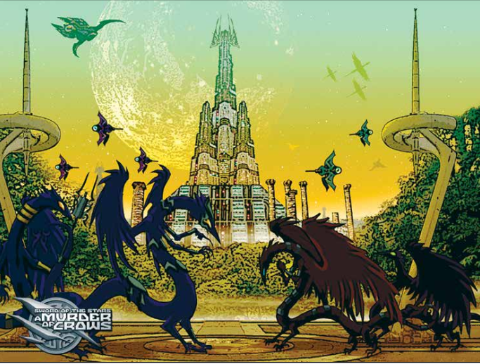 SolForce's tweet photo. SPACE DRAGONS. While a very few rare settings may have space dragons, our space dragons, the Morrigi, are the best. An ancient psionic race with reptilian and avian characteristics, the Morrigi are graceful,subtle and wise. #loremonday #morrigi #sots #thepitinfinity #spacedragons https://t.co/yfzmxHcVIt