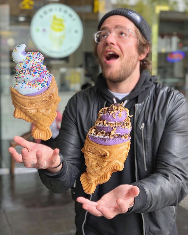 Catch of the Day: Fresh @somisomiicecream Fish 🐟🍦🐟 ift.tt/2XHYOrG