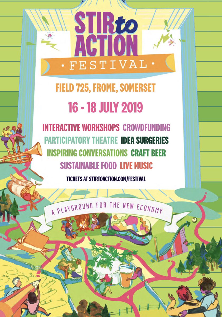 timtomdon's tweet image. Heading to #frome to pick up a copy of the latest @StirToAction magazine, with my piece on ‘Identity Marketing’ in it. I’m there with @ethexuk for the next 3 days for the #playgroundfortheneweconomy festival. Come say hi at our talk on Thursday on #peoplepoweredinvestment