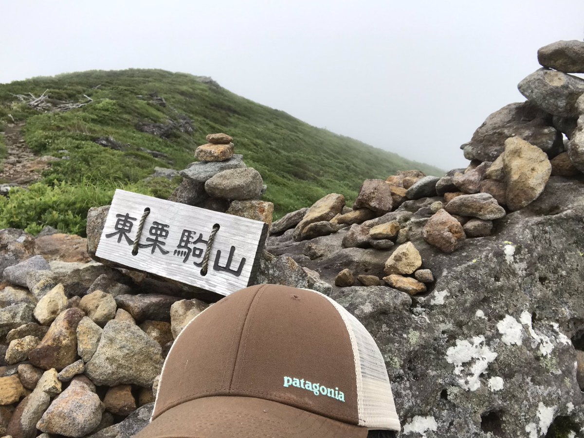 TKame321's tweet photo. 山行No.16
今日の目的地。東栗駒山。
岩が顔を見せてその先は草原の楽園。
今日はガスの中だけどそれでも素敵な山です。
 #宮城の山 https://t.co/pJORC9J3OI