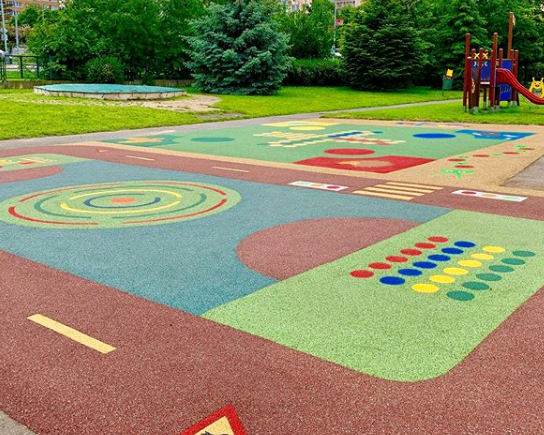 TaylorZou3's tweet photo. EPDM Playground flooring surface from our customer https://t.co/9VFE6Vtdau