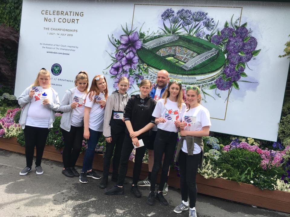 YouthAlmighty's tweet photo. More photos from Wimbledon at the weekend! Another thank you to @StreetGames for supporting us in providing tennis opportunities to young people! All had a great weekend! #Wimbledon #tennis #opportunities #TFServes https://t.co/N6T8xiPNhm