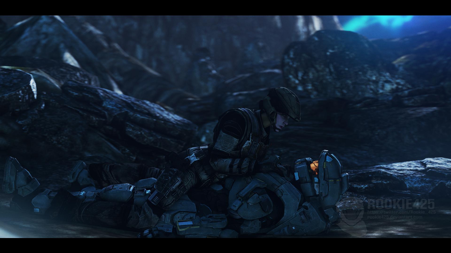 handicappet nedadgående Ledig Rookie425 on Twitter: "A little reimagining of that one scene from #Halo: Last  Light where Veta had to use Fred as a tobaggan. https://t.co/bGAzFRlOn9" /  Twitter
