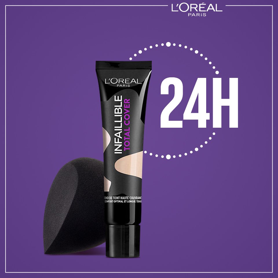 lorealprsmagreb's tweet image. #Infaillible #TotalCover unifie parfaitement votre #peau pendant 24h sans effet masque
L’avez-vous adopté?
#LorealParis #Makeup 

Infaillible Total Cover
يوحّد لون البشرة بشكل مثالي لمدة 24 ساعة دون تأثير قناع.
هل جرّبته؟