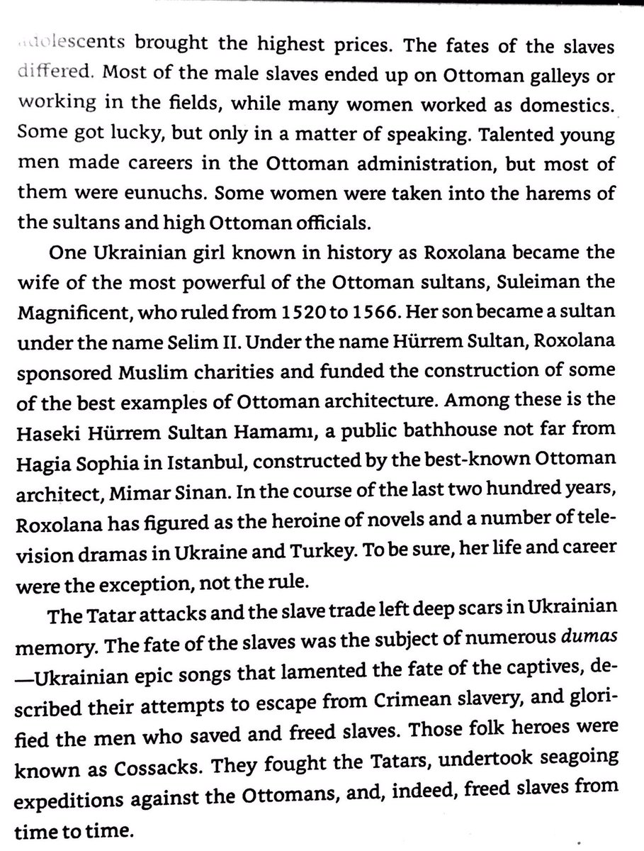 The Tatars raided Ukraine regularly for slaves, taking 1.5-3 million Slavs into slavery from 1500-1700. The devastation of these raids kept Ukraine and southern Russia’s population small.