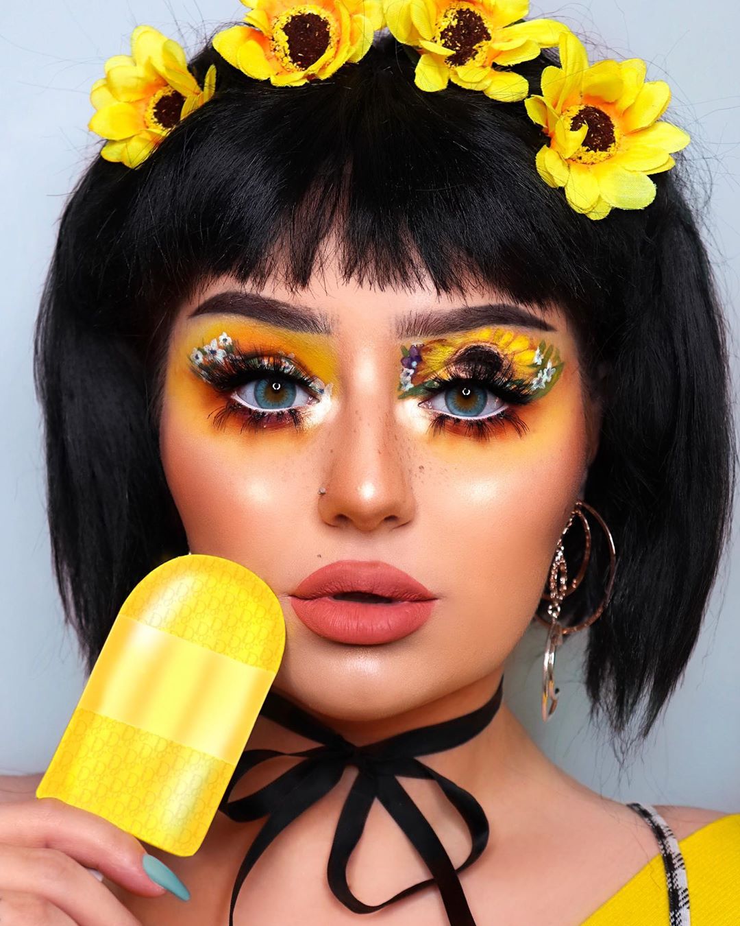 Sunflower makeup 2024