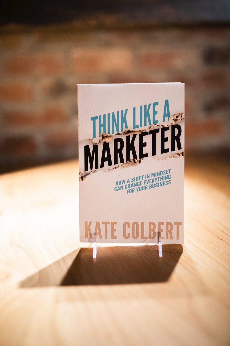 KateColbert's tweet image. If you've been meaning to buy my book, tomorrow''s the day. While you're on @amazon enjoying #PrimeDay, use the promo code PrimeBook19 to save $5 on #ThinkLikeAMarketer. You're welcome! 

amzn.to/2TtekSc

#AmazonRepeatBestSeller #TheBookForLeadersAndEntrepreneurs