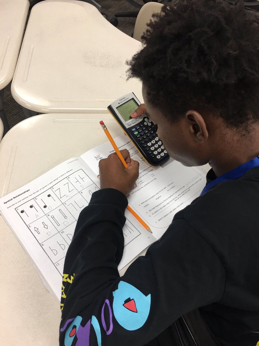 PodvinSarah's tweet photo. #independentwork #algebracamp19 #teampodvin @CyFairISD https://t.co/vCfkFVpL4d