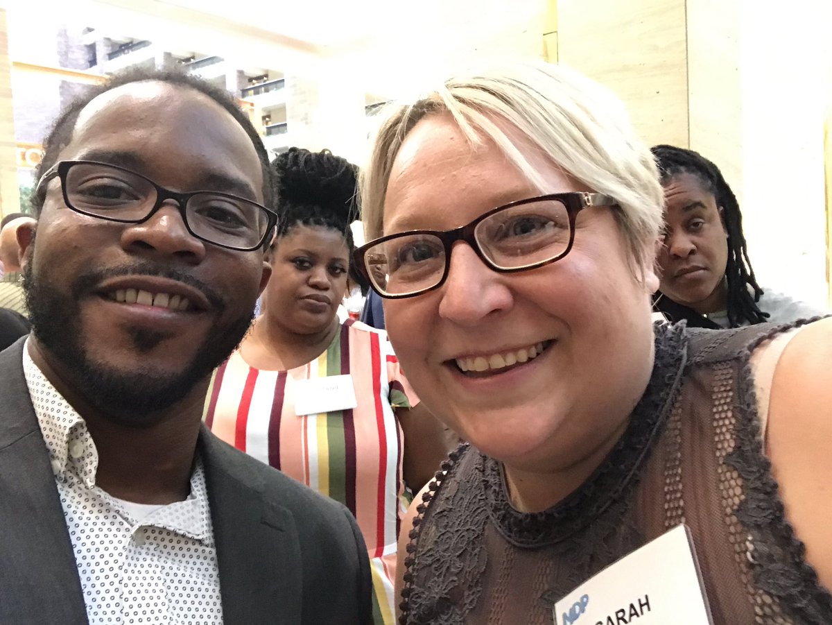 Me and <a href="/slowe82003/">Sarah Lowe</a> connecting! #MDPLife2019 #Building #TuggleNation