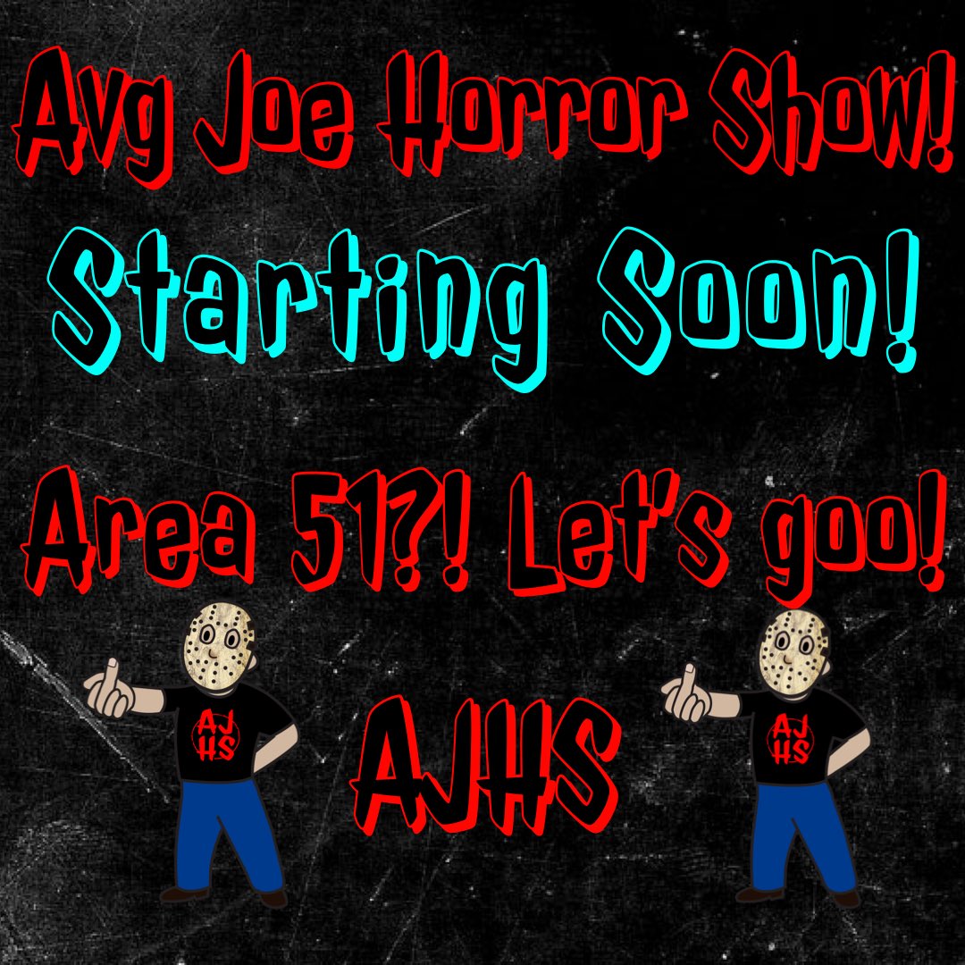 AvgJoeHorror's tweet photo. We are going live soon people go ahead and grab your seat and lets us tell you what 3 alien horror movies you should check out this week! 

Live at 10pm CST on twitch 
@twitch.tv/avgjoehorrorshow 

See ya then ya freaks! 🔪 #horror #horroralien #alienhorror #horrormovies #scary https://t.co/nqoOloYzwQ