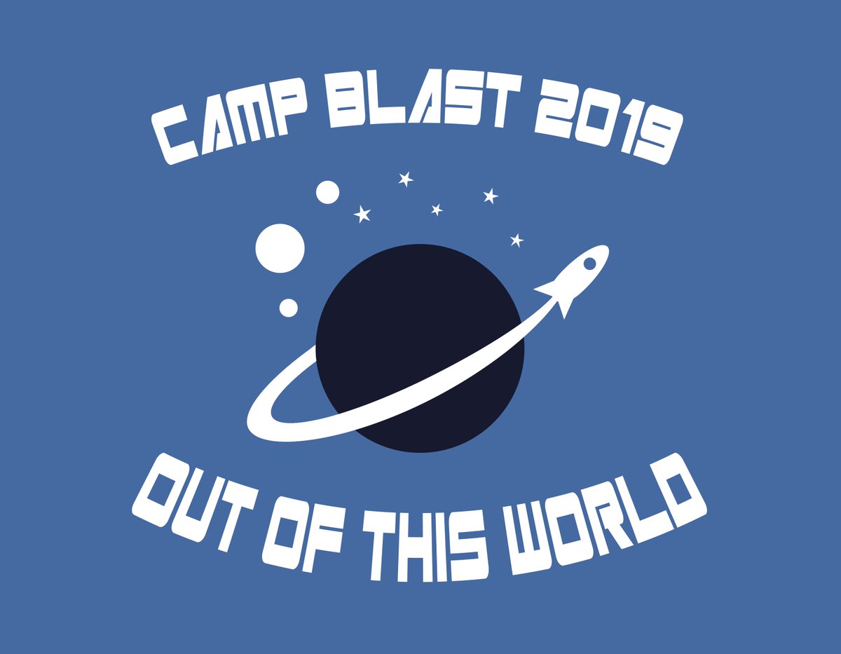 mralphcreative's tweet photo. "Out of This World" t-shirt logo design for space-themed summer day camp program. https://t.co/51yhzPIfUK
.
.
.
#graphicdesign #adobeillustratorcc #tshirtdesign #youthministry #design #campmarketing #space #campblast @trinityyouthmh https://t.co/N8Xa0dU0a8
