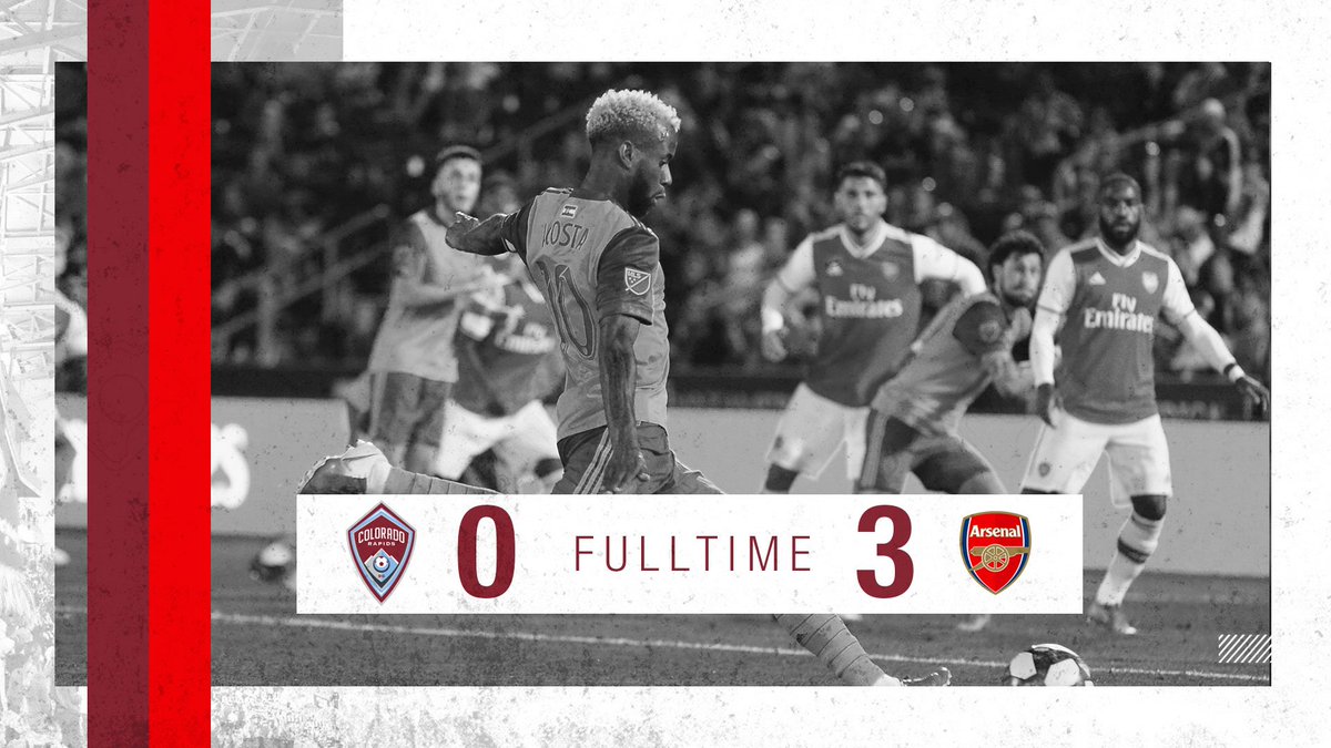 ColoradoRapids's tweet photo. Full-time here at DSGP.
Thanks for joining us @Arsenal, best of luck this season 👊
#Rapids96 | #COLvARS https://t.co/rTqeH0FO8B