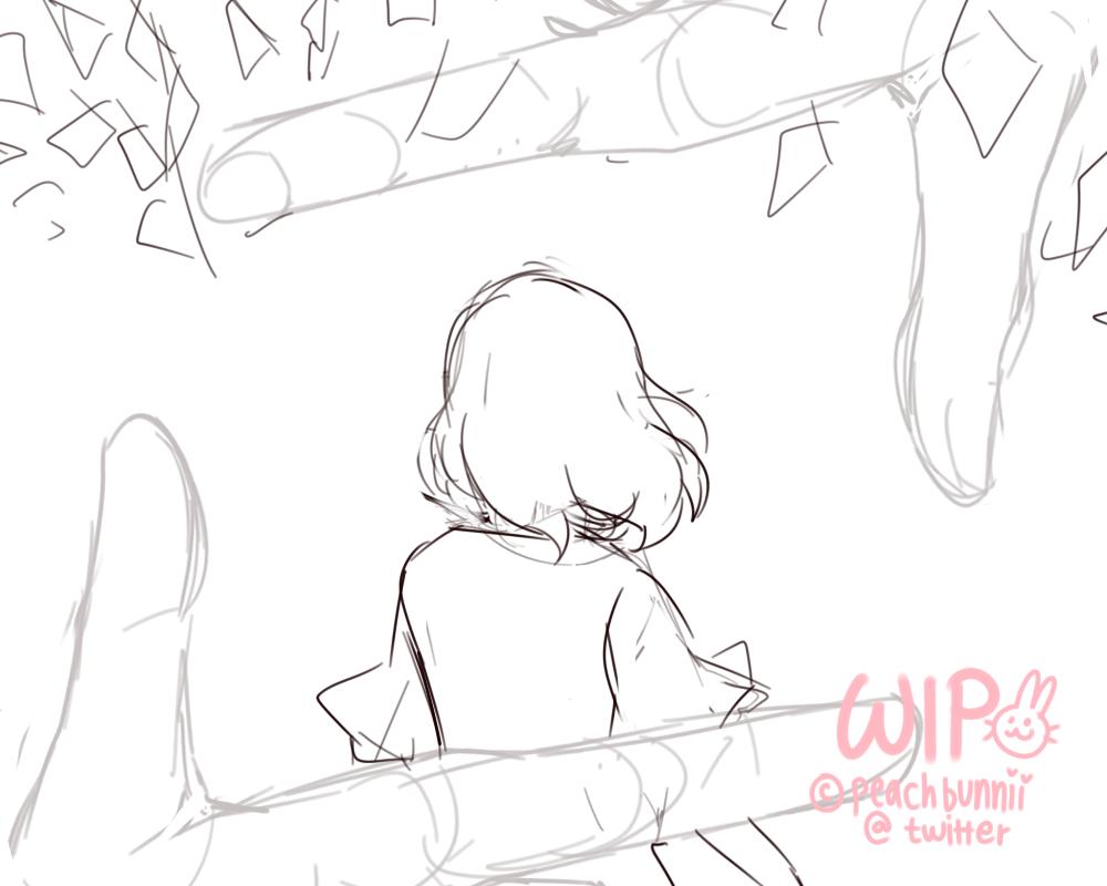 • wip: concept - flutter •
do i know how to draw hands or leaves??? nope
let's see if this wip survives ?? 