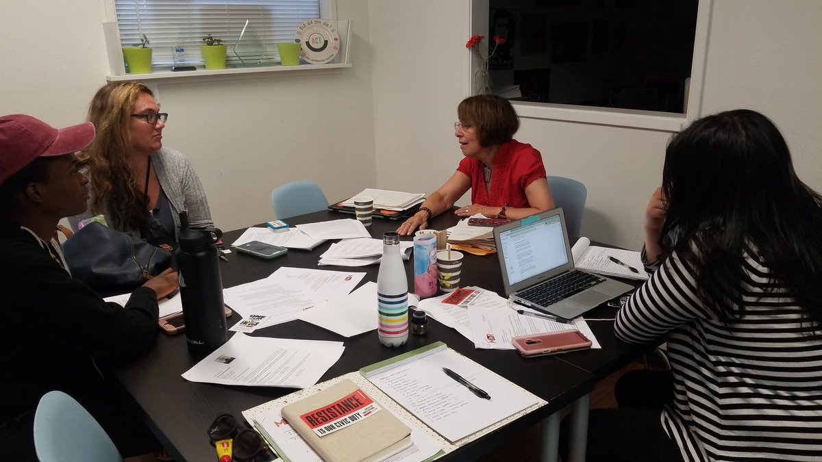 SacImmCoalition's tweet photo. Actively planning for the rest of our work on immigrant detention in norcal with @CIDR_NorCal. ✊🏽 https://t.co/w4kpSfMJN2