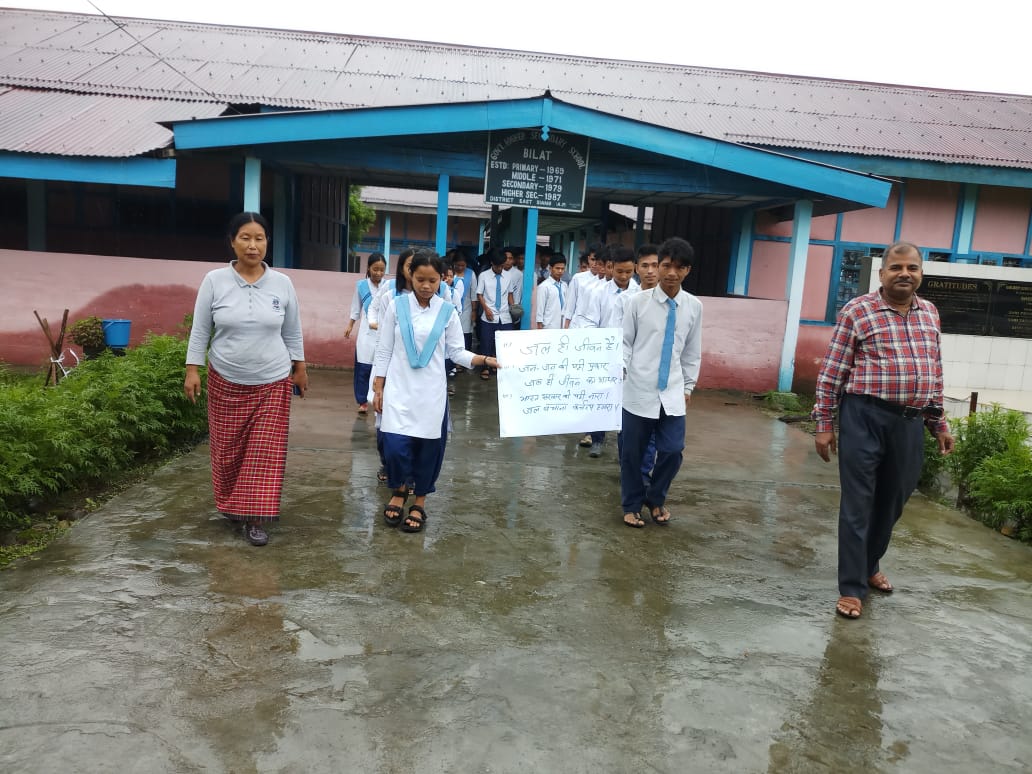 educationArPr's tweet photo. Jan Andolan on #JalShaktiAbhiyan observed across the State by Teachers &amp; students. Mass awareness campaign on water conservation in the form of seminar, tree plantation, drawing competition, nukkad nataks &amp; rallies were the highlights of the day. #EveryDropMatters https://t.co/rn8zIivzVj