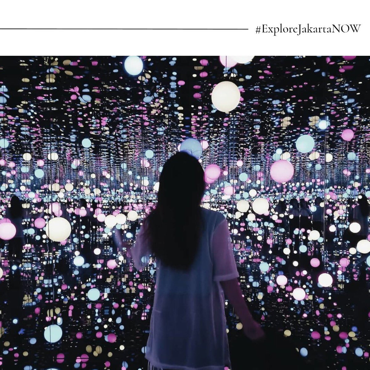 NOW_Jakarta's tweet photo. Infinity Mirrored Room by Yayoi Kusama is back to @MuseumMACAN due to popular demand. The installation depicts a borderless, surreal reality.

For more information, visit @MuseumMACAN
•
Photo credit: Lalisa Doniho (https://t.co/Kn1CDax1kM) https://t.co/ZXY5gg4IUd