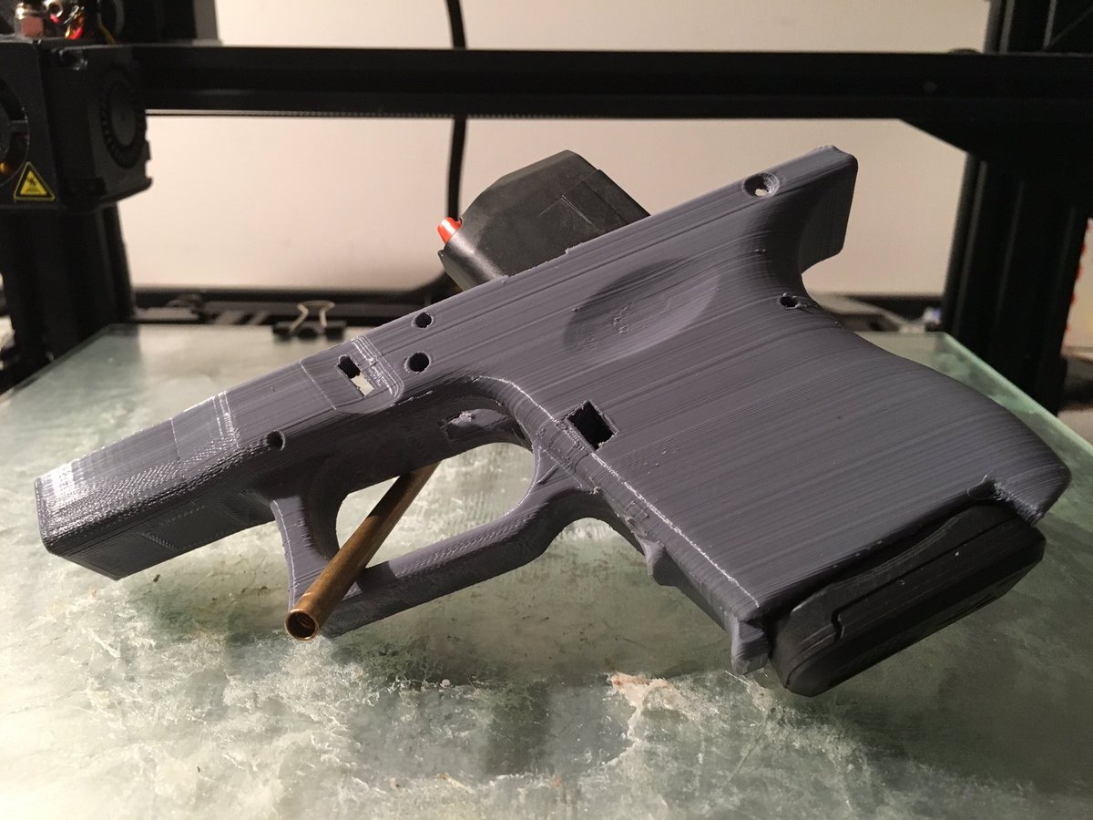 3D printed Glock 26 Gen 3 frame by FreeMenDontAskpic.twitter.com/mXALaGVxbs...