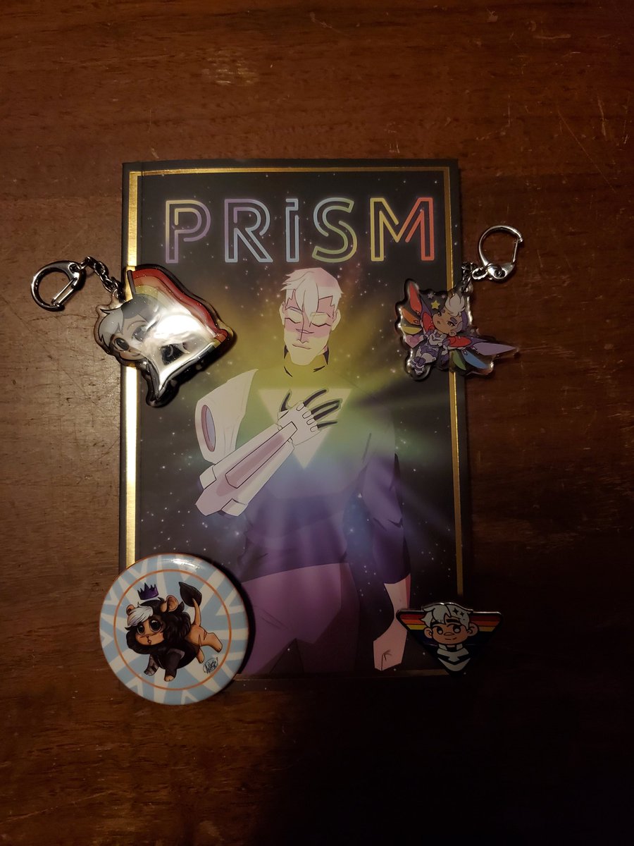 madnessofvoid's tweet photo. Prism came in today, too! Everything looks amazing! Thank you @ShiroPrideZine &amp; everyone involved for creating this lovely zine! https://t.co/9IxmMMebsW