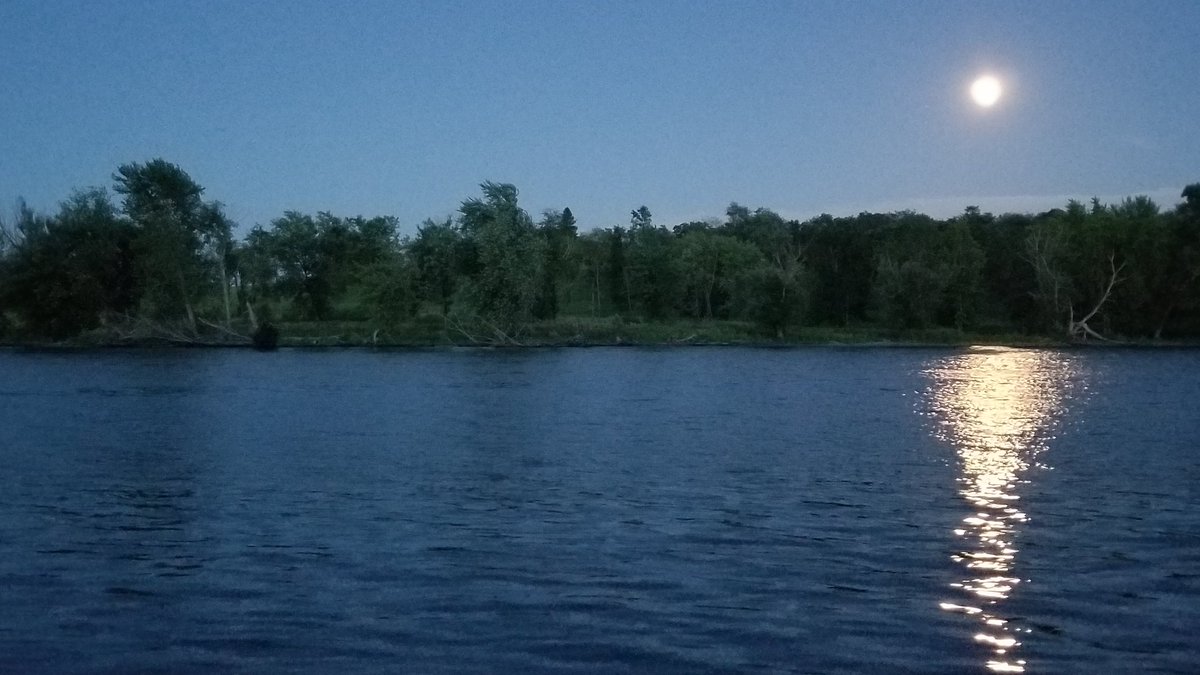 BellBryan's tweet photo. Day 36 along the Fox River. Another humid, sweaty, summer night. Other than a couple of accidental bug swallows, it was a good run. #RWRunStreak https://t.co/8vW3eyEeN4