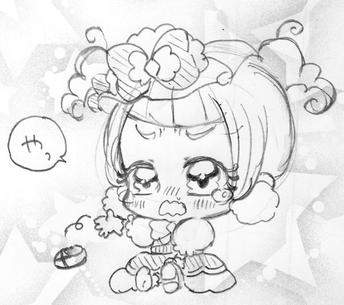 昨日たけどマシェリハピバ!
映画のベビマシェちゃんが可愛くて好き…!
#プリキュア版深夜の真剣お絵描き60分一本勝負
