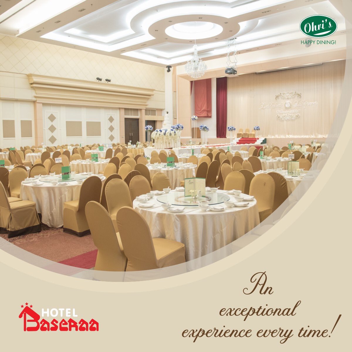 ohrisindia's tweet photo. From small birthday celebrations to extravagant wedding receptions we at Baseraa can do it all!
Trust us to add that sparkle to your celebrations!

For Bookings call us on - 040 27703200

#Ohris #Baseraa #BanquetHall #Events #Gatherings #Function #Meeting #Conference https://t.co/Sy7sYoMWtn