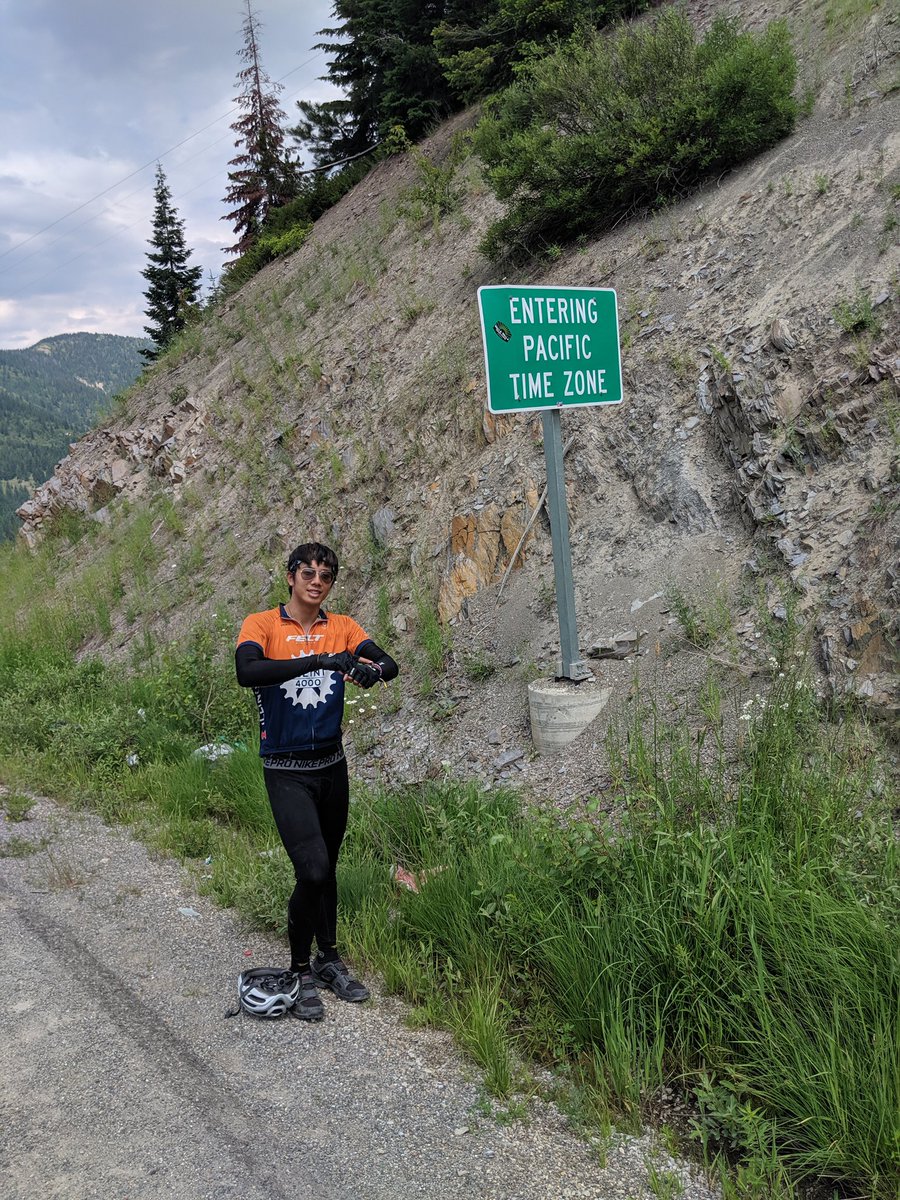 illini4000's tweet photo. Day 59: Another day of gravel roads, mountain views, and living the dream #idefeetcancer #i4k #2019bikeamericateam https://t.co/ldqNyR7gku