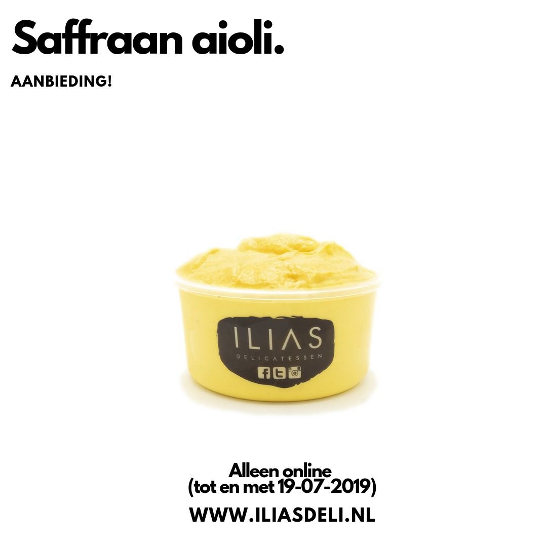 ILIASDELI's tweet photo. In de aanbieding: saffraan aioli! Alleen online via https://t.co/7gUoVeYHbM 

#saffraanaioli #saffraan #aioli #bestelonline #webshop #iliassen #iliasdeli #goodfood #heerlijk https://t.co/a48Z807mLV