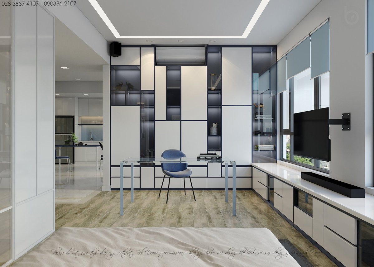 BelDecor_VN's tweet photo. BEL DECOR PROJECT - 1935 Blue &amp; White Apartment
Thiết kế nội thất căn hộ với tone xanh cá tính kết hợp tone trắng dịu dàng ..
✽✽🐳💙💙💙🐳✽✽
Interior Design｜Architecture｜Construction
Hotline: [028] 38 374 107 - 0903 862 107
Website: https://t.co/7YJeGOnqy8 https://t.co/vtYWK6o8EN