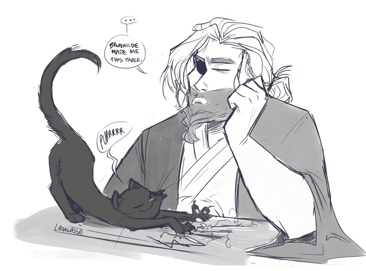 #thor hanging out with some completely totally normal animals 
