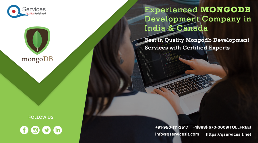 qservicesit's tweet photo. #QServicesInc is one of the prominent #Mongodbdevelopmentcompany located in Toronto, Brampton in Ontario and India. We help your #business with the amazing and cost effective #Mongodbdatabasedevelopmentservices. https://t.co/eiv1Lc0OcT #dbdevelopment #Mongodbdevelopment #webdev https://t.co/aW2P16WaNb
