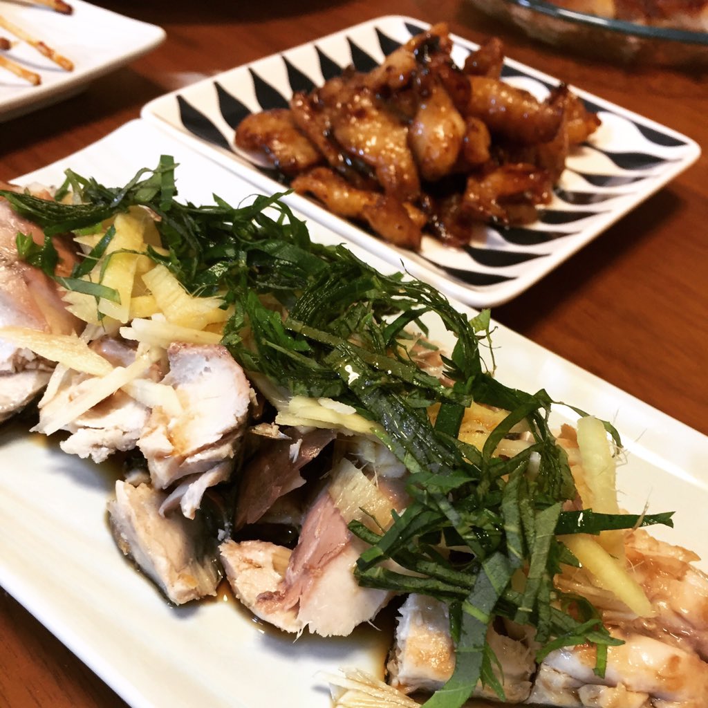 焼き鳥のタレで味付け