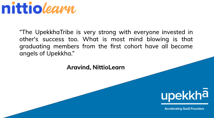 The UpekkhaTribe is very strong with everyone invested in other's success too. What is most mind blowing is that graduating members from the first cohort have all become angels of Upekkha.

#ValueSaaS #UpekkhaTribe 
Apply before 21st July 2019 at upekkha.io/apply