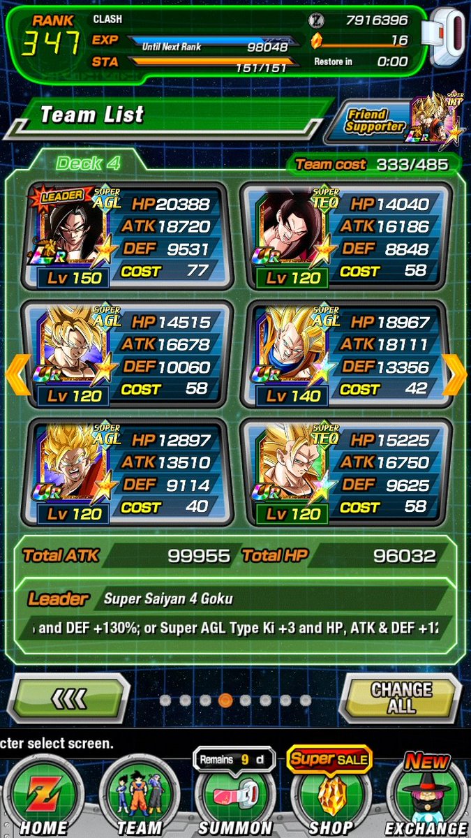 saiyenbardock's tweet photo. @TSGxSaiyan Ya but when i kad the goku family it almost rivaled it https://t.co/qsiIx5UCTq
