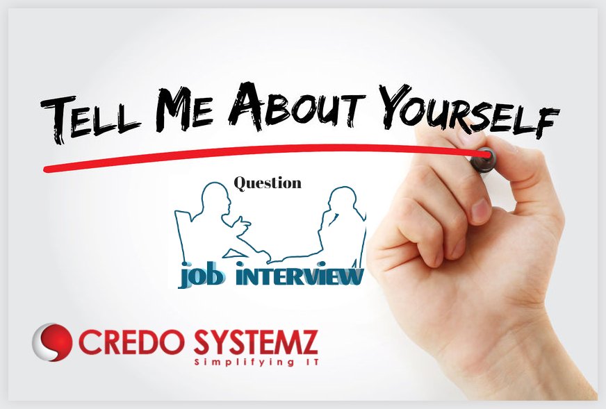 credosystemz's tweet photo. Frequently Asked HR Interview Question For Freshers – Tell me about yourself..!
Checkout: https://t.co/hDRGMEecL1
Any Queries?Call us@ +91 - 9884412301 / +91 9600112302
#Inteview #Freshers #Career #Placements #Jobs #InterviewQuestionsAnswers #HR #BestTraining #CredoSystemz https://t.co/t2F4wMKuOR