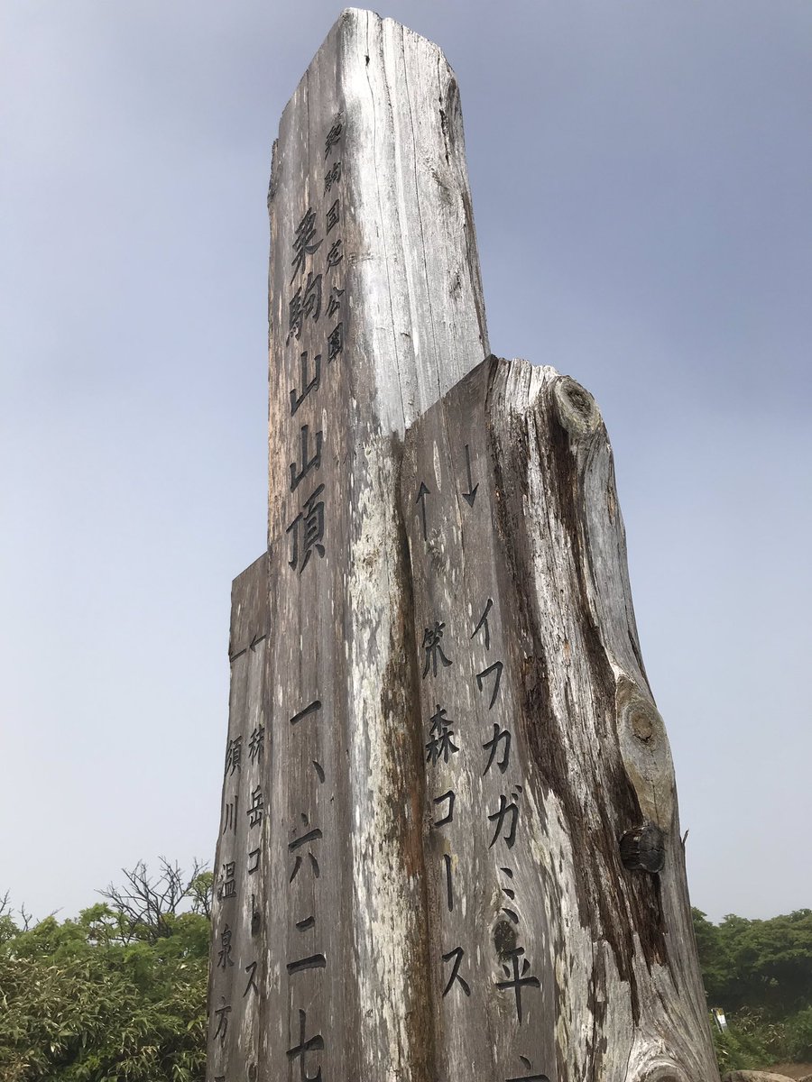 TKame321's tweet photo. 栗駒山到着。
登山口から1時間4分。
去年と比べて成長無し。
この歳で成長もないか。 https://t.co/EI4YBV9xdZ