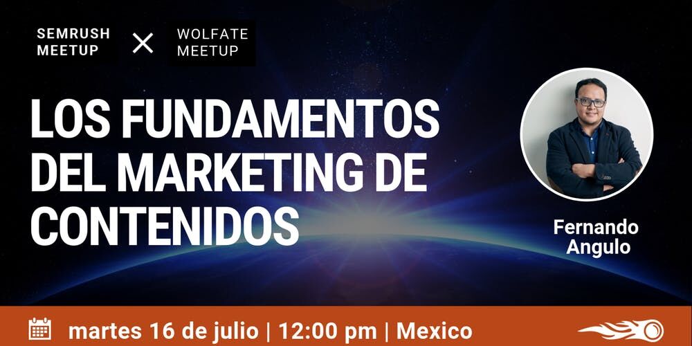 semrush_es's tweet photo. 🚀HOY es el día del meetup de @SEMrush_es y @WolfateAgency en Ciudad de #México🇲🇽
⏱ A las 12.00h
📌 Conoce los fundamentos del marketing de #contenidos✍️ de la mano de @Fernando1Angulo👍
¿Vienes?🤓 
https://t.co/kmDk7QQMgu https://t.co/uCtssARsK8