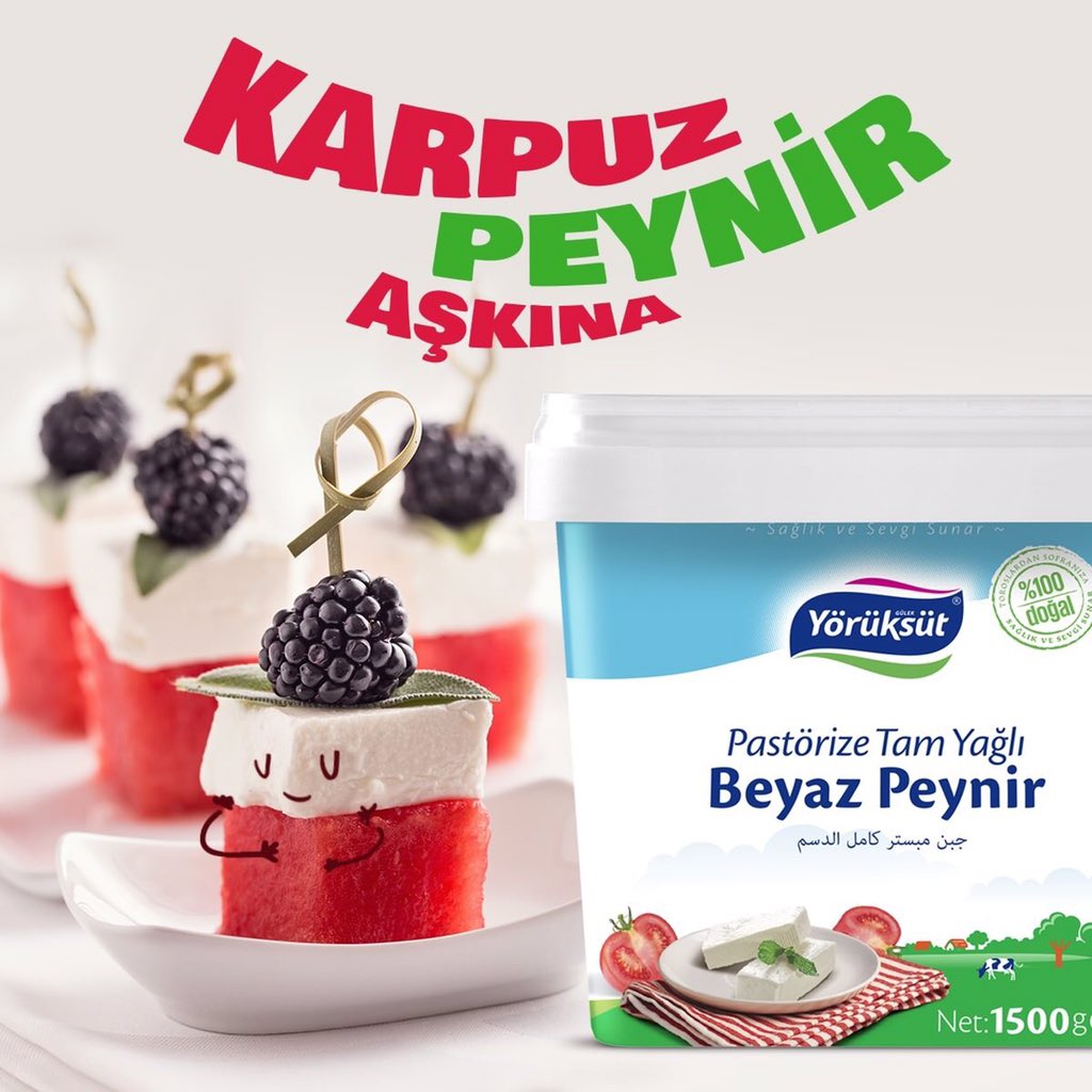 🍴 ❤ Günün her saati lezzetle tüketilebilecek muhteşem ikili ''karpuz peynir.''

#yörüksüt #sağlık #lezzet #karpuzpeynir #peynir #sütürünleri #yoğurt #hizmet #kalite #kahvaltı #eat #milk #follow #like #quality #time #mersin