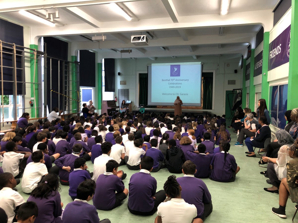 BenthalSchool's tweet image. Benthal has started off their 70th anniversary celebrations with a talk from Hackney's youngest Councillor @HumairaGarasia who also attended Benthal as a pupil and historian Ken Worpole!
#benthal #anniversary #hackney #primary #school