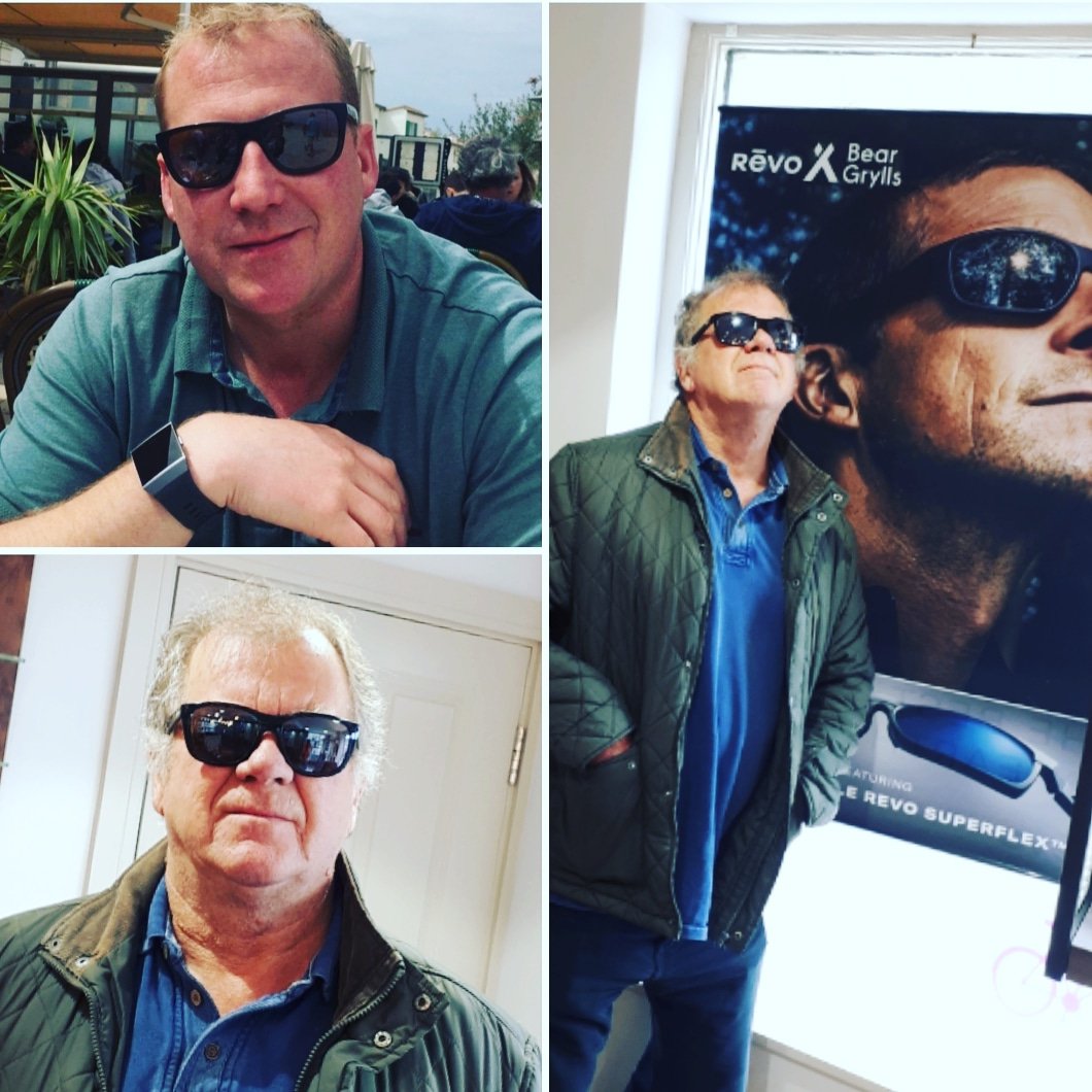 Father &amp; son both in the same <a href="/RevoSunglasses/">Revo Sunglasses</a> 😎😎 We think Mr T could be the new <a href="/RevoSunglasses/">Revo Sunglasses</a> pin up! Watch out <a href="/BearGrylls/">Bear Grylls OBE</a> 😁
#FatherAndSon #revo #chipofftheoldblock #independentoptician #herecomesthesun #wetherby #revosunglasses #funinthesun