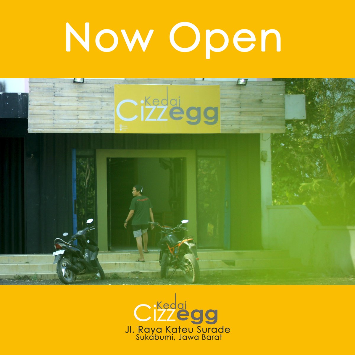KedaiCizzEgg's tweet photo. halo tweeps, salam kenal dari tempat nongkrong asyik, makan & minuman enak di #Surade ○ dengan menu utama #cizzegg ●□● akun #KedaiCizzegg manage by @ruhaychannel di #sukabumi sudah buka mulai jam 10.00 s.d 22.00 https://t.co/LVFT7gNFCw