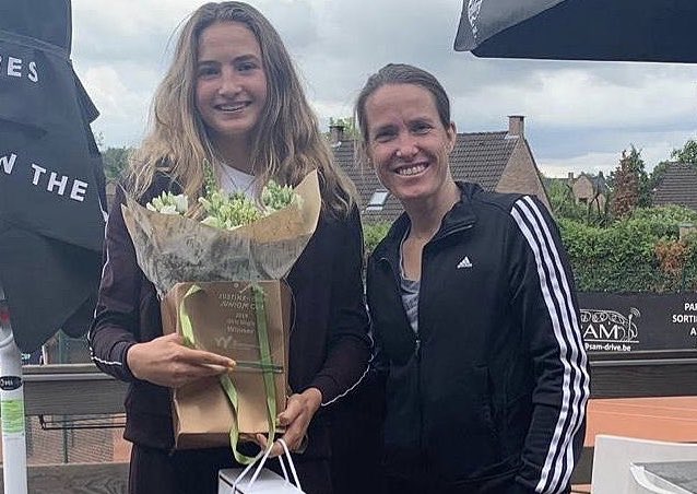 tennium's tweet photo. Congrats CHAMPION! 🏆 Proud to share with you that Victoria Jiménez won this past Saturday the #JustineHenin Junior Cup! An #ITFWorldTennisTour J4 in #Limelette 🇧🇪 Keep killing it, Vicky! 🔥 https://t.co/co8f8bEiI5