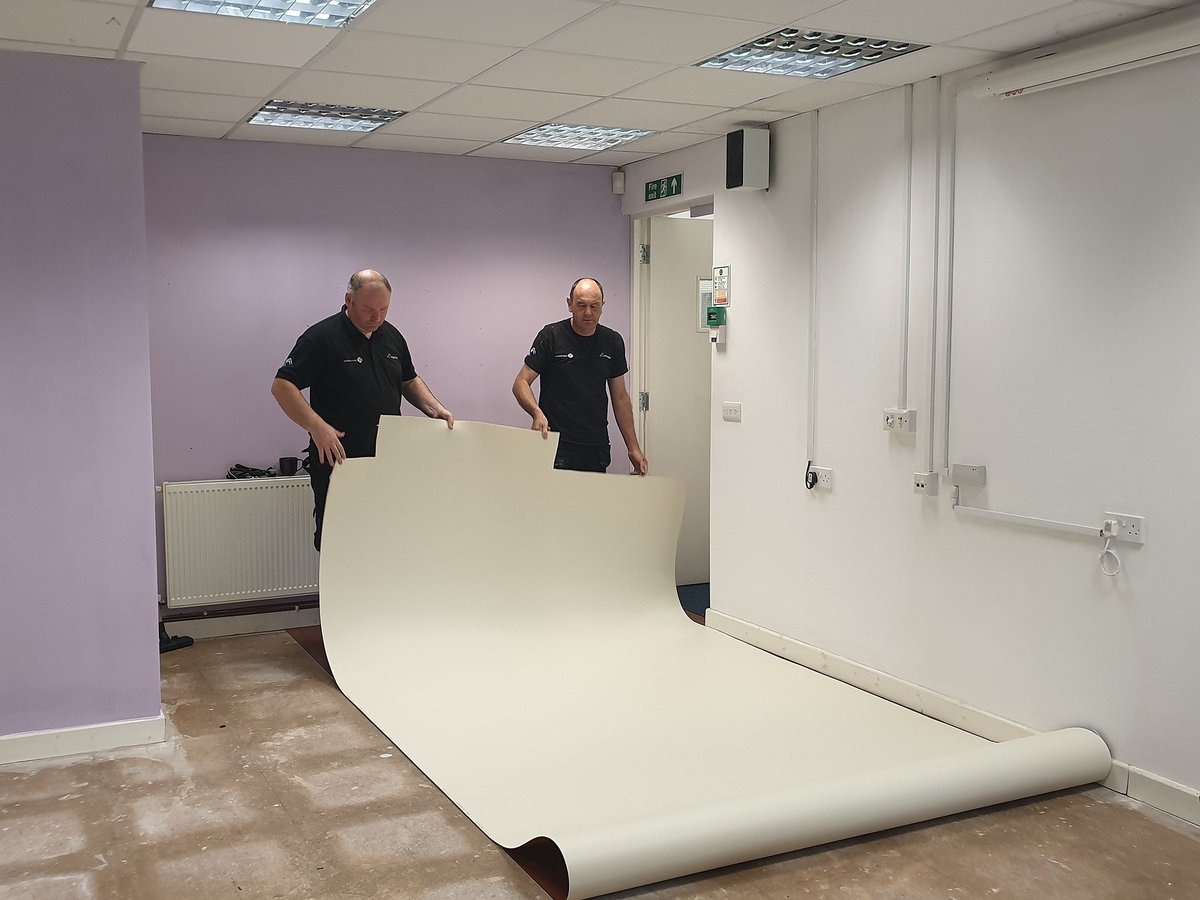 FortemSolutions's tweet photo. Our @MidlandHeart team have started their community project, as they're turning the IT suite at @HCCAHolbrooks into a multi-function room. Special thanks to @TravisPerkinsCo who supplied the materials #PeopleWhoCare https://t.co/UIJz06cwhL