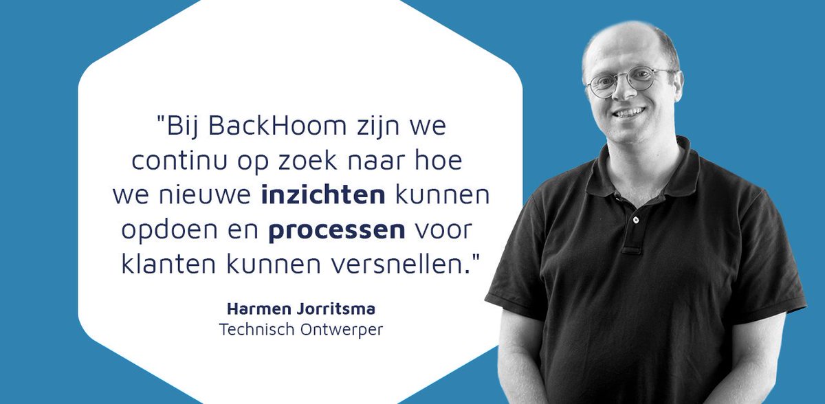 Even voorstellen: Harmen Jorritsma, technisch ontwerper bij BackHoom: tinyurl.com/y2lehj79